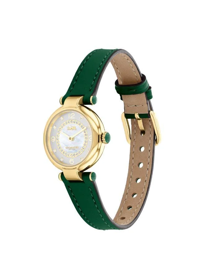 COACH  Analogue Quartz Movement Watch Leather Strap for Women | Best Price UAE